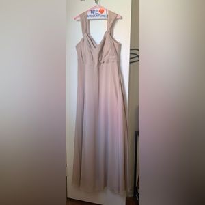 Birds Grey Spence Convertible Bridesmaid Dress Taupe